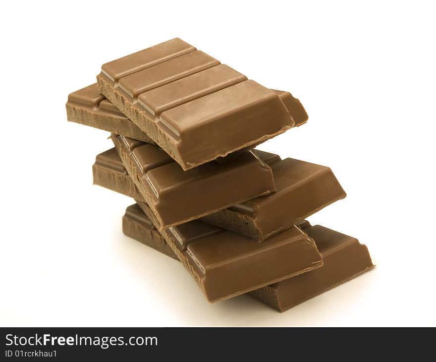 Blocks of chocolate