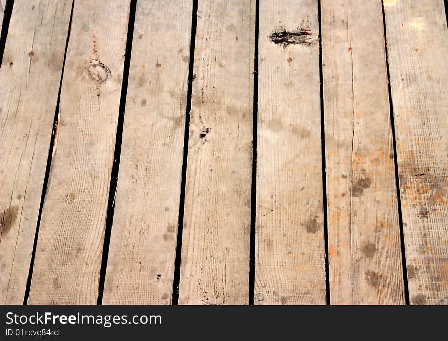 Old wooden floor texture to background