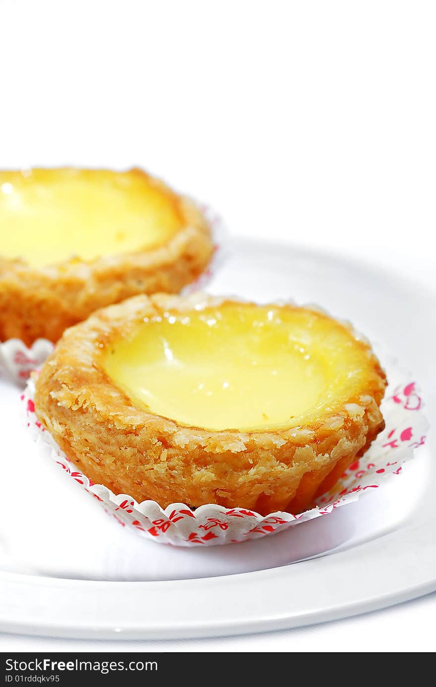 Home made Crispy Egg Tart Desert. Home made Crispy Egg Tart Desert