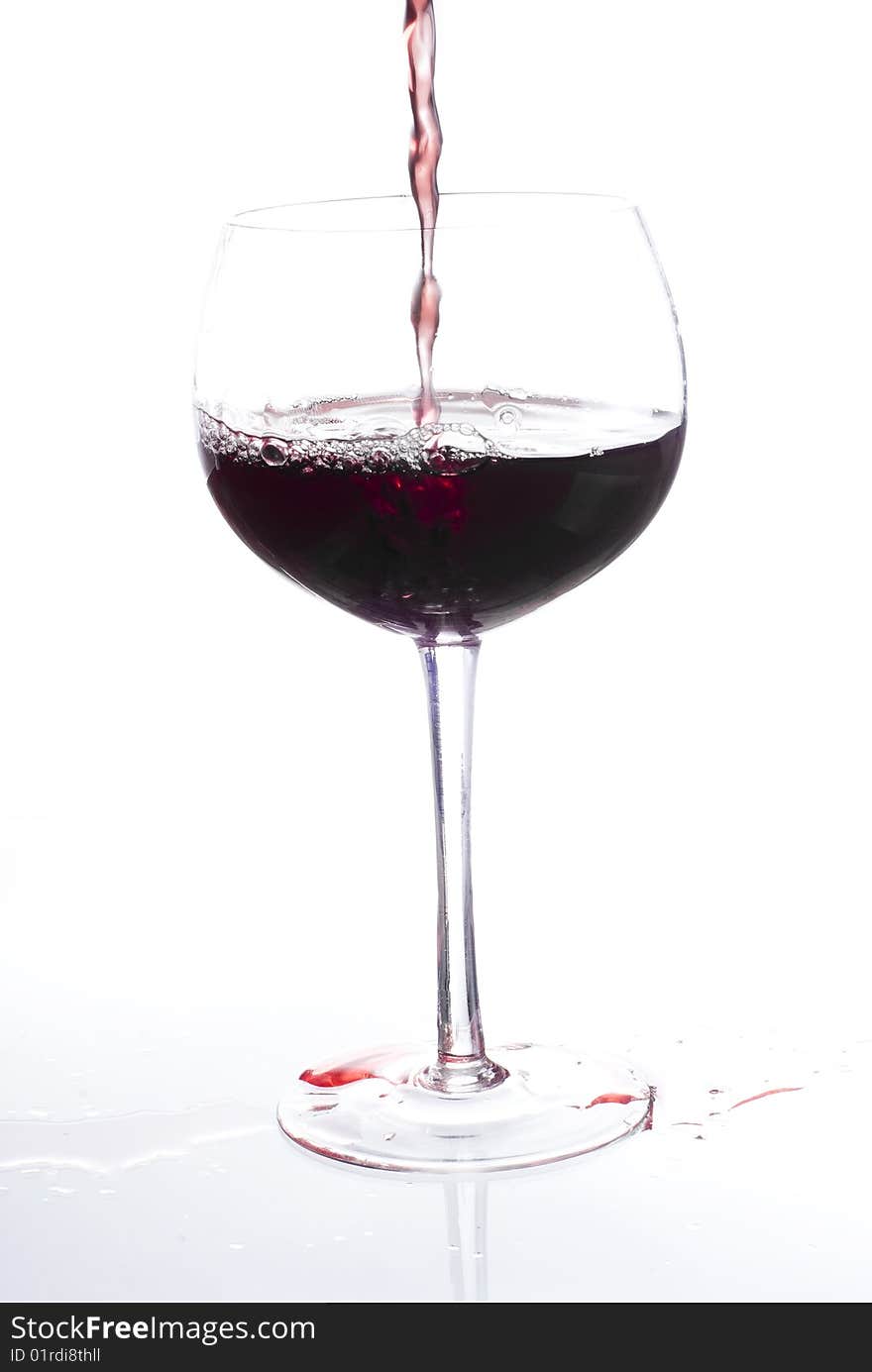 Red wine or beverage