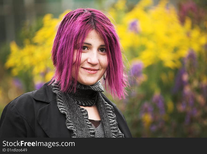 Woman In A Park