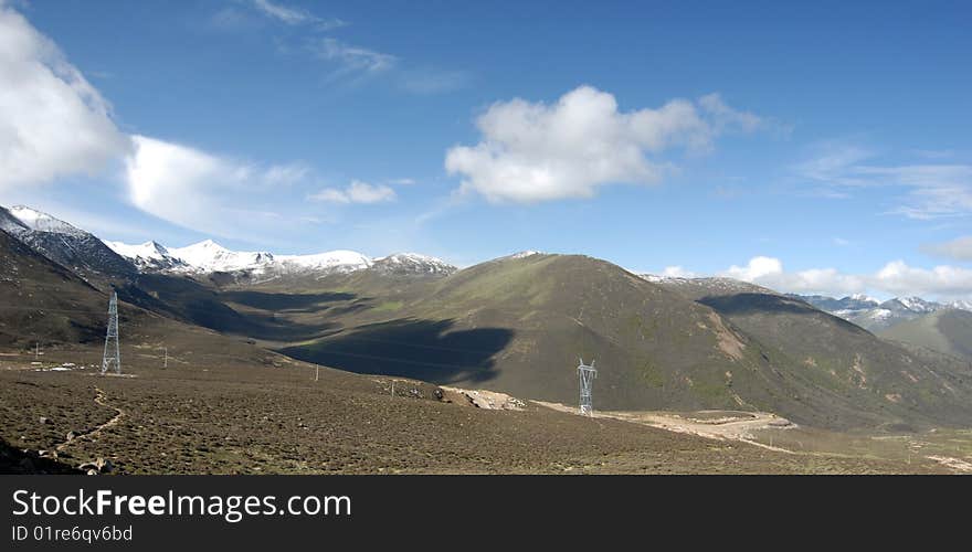 Plateau, Mountain, Sky