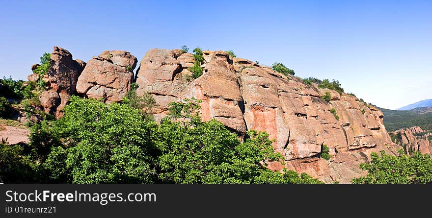 Famous Belogradchik Stones i Bulgaria, one of the new 7 Wonders