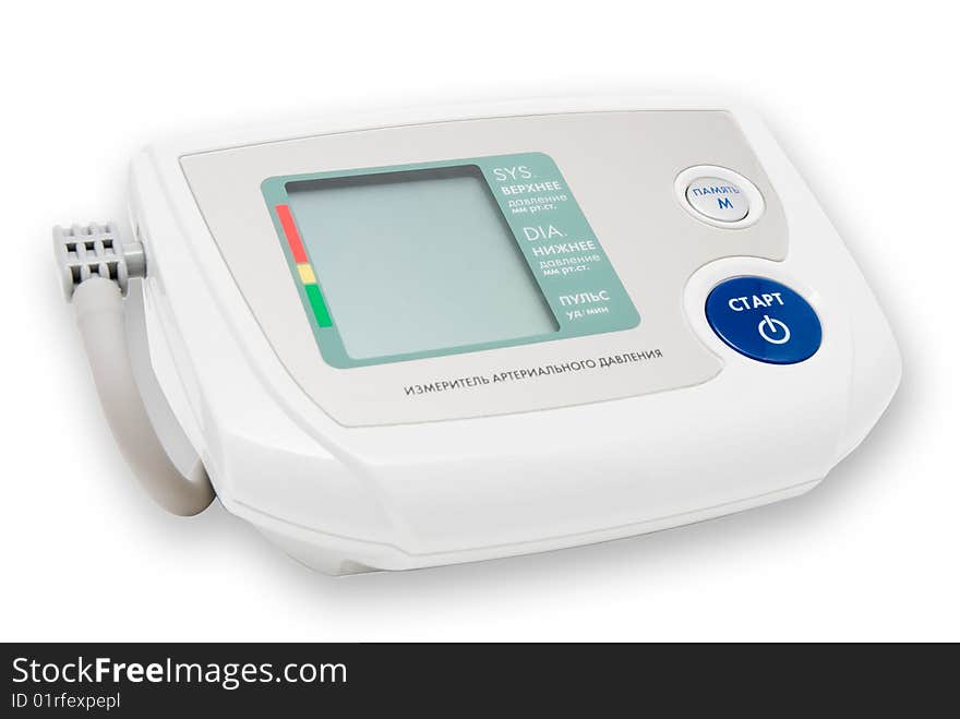 Electronic device for measuring blood pressure and pulse rate. Electronic device for measuring blood pressure and pulse rate