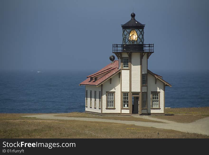 Lighthouse on the California Coastline