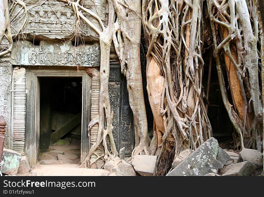 Angkor Wat temple near Siem Reap in Cambodia