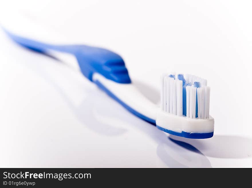 Toothbrush and toothpaste. Keep those pearly whites shining