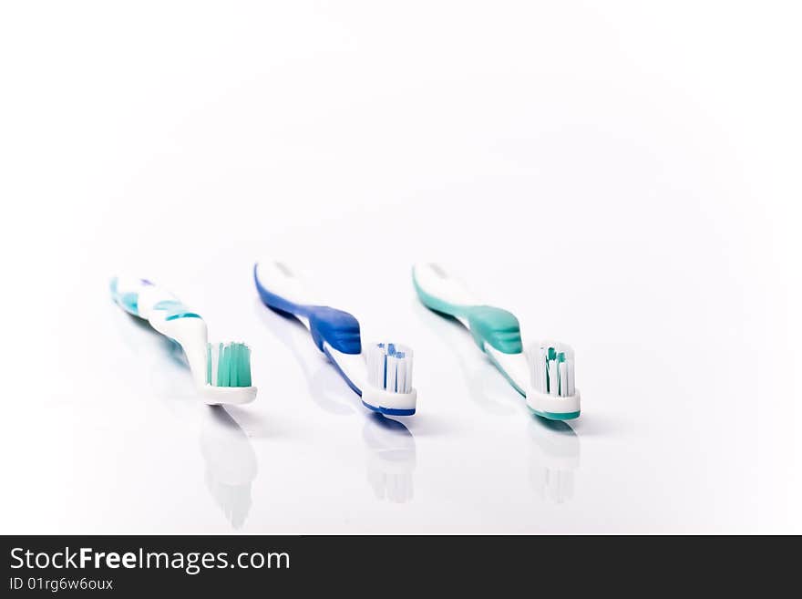 Toothbrush and toothpaste. Keep those pearly whites shining