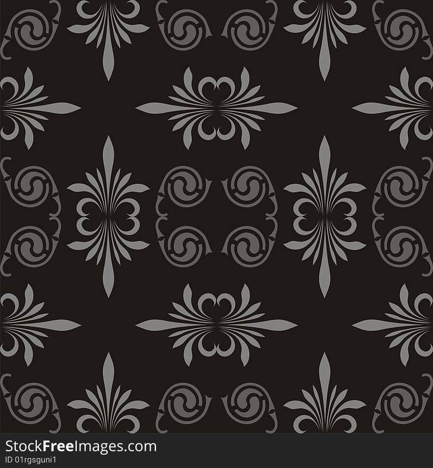 Stock vector details Seamless wallpaper background