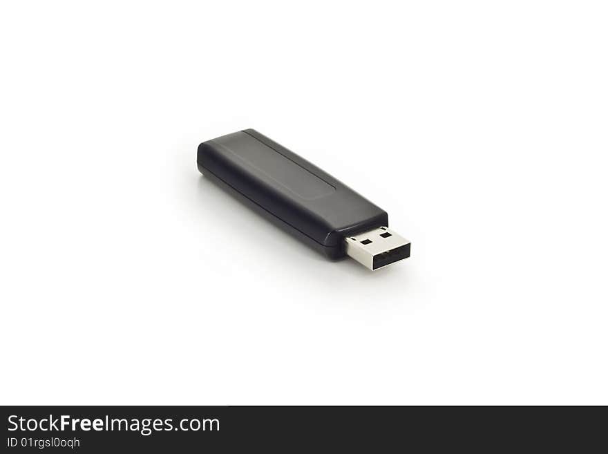 USB Memory Stick Isolated On White