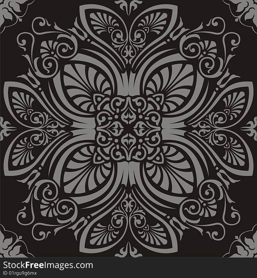 Stock vector details Seamless wallpaper background