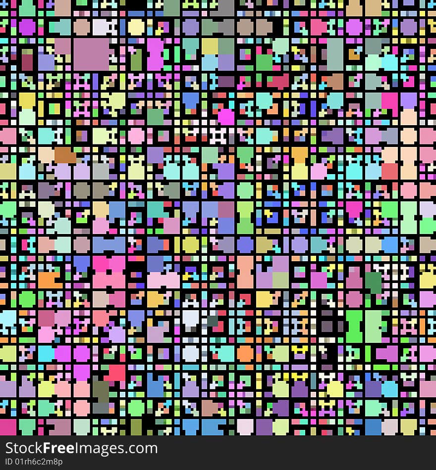 Retro Block Pattern