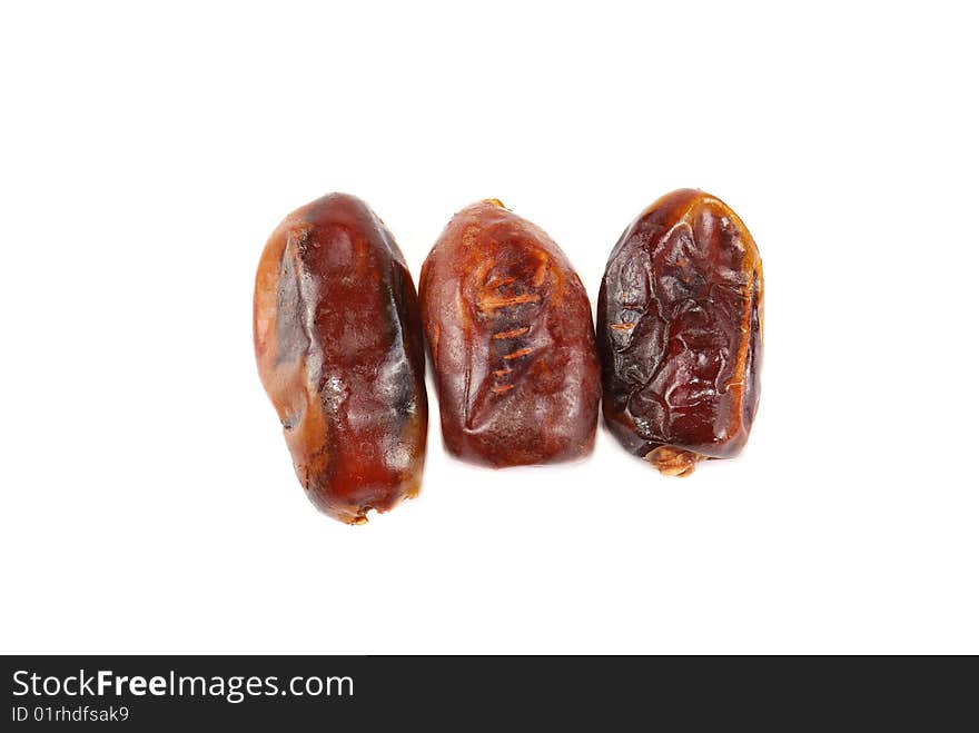 Many brown ripe sweet dates. East sweets.