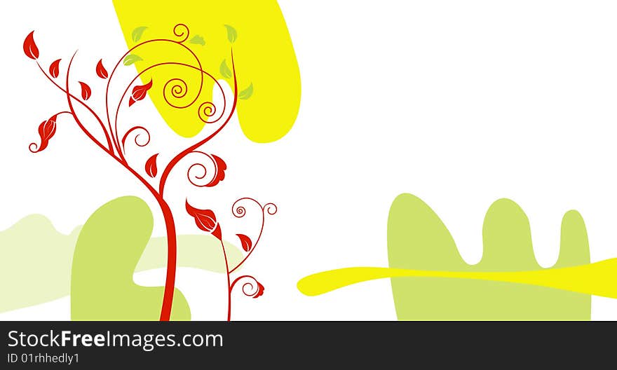 Abstract background. All elements and textures are individual objects. Vector illustration scale to any size.