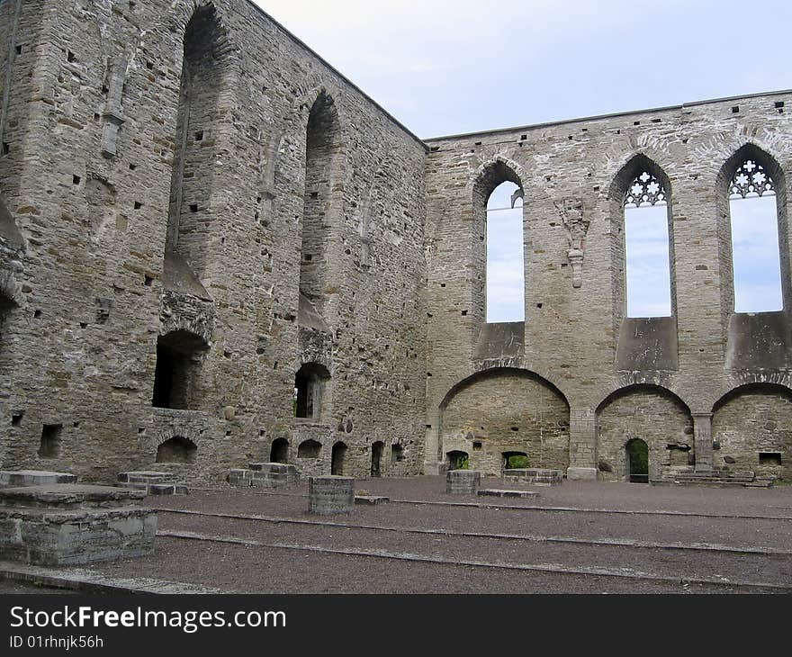 St. Bridget's convent was once the largest convent of old Livonia. It was destroyed in the second half of the 16th century, and today only the western limestone gable and side walls remain standing. St. Bridget's convent was once the largest convent of old Livonia. It was destroyed in the second half of the 16th century, and today only the western limestone gable and side walls remain standing