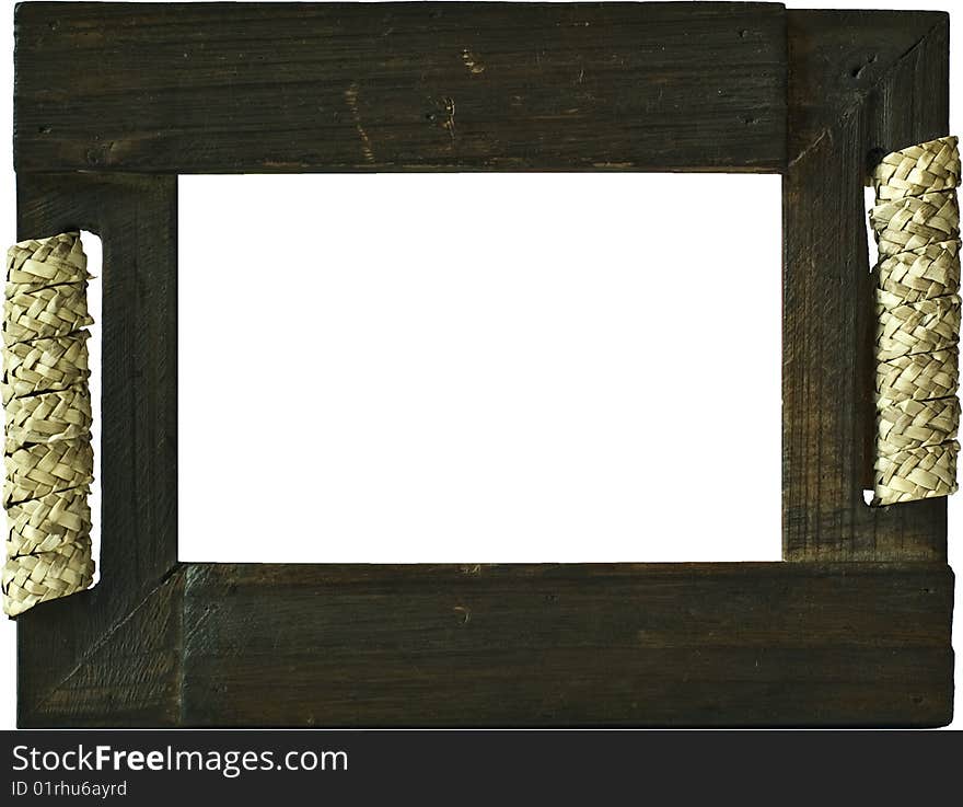 Ethnic brown frame for picture