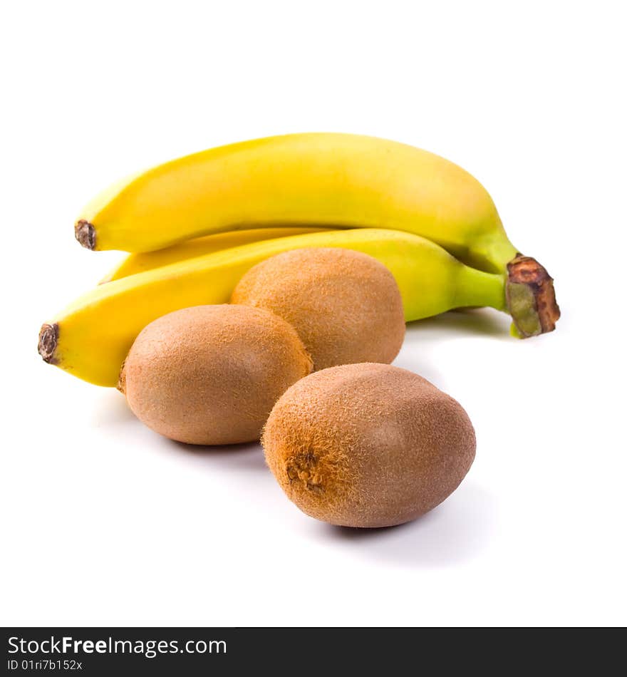 Fresh kiwi and banana