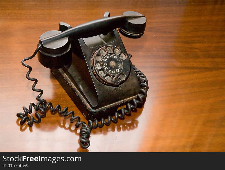 Old phone on which Stalin talked