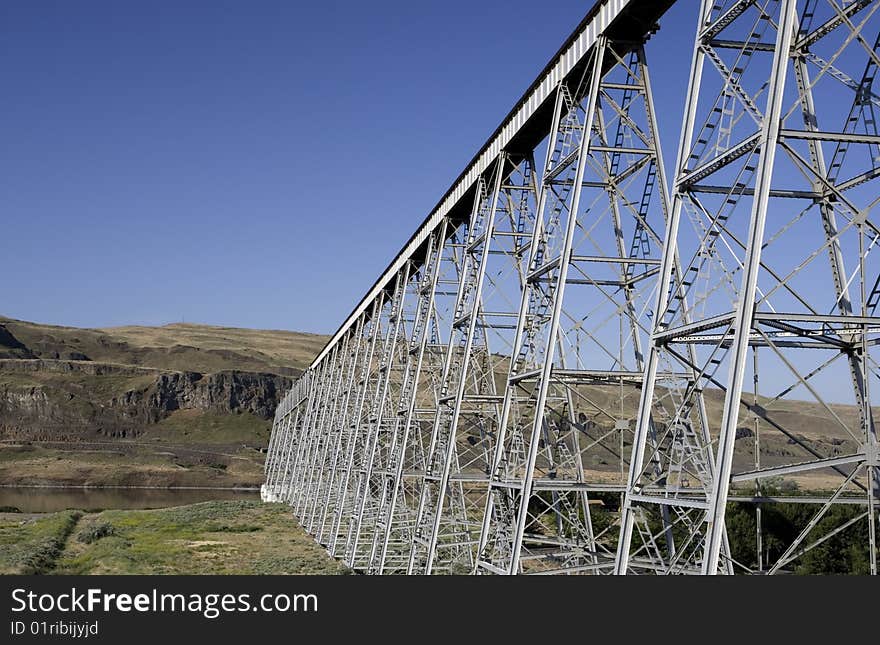 Joso Bridge In Eastern Washington.