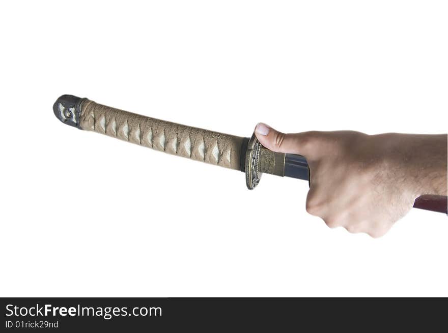 Drawing the katana from it's sheath