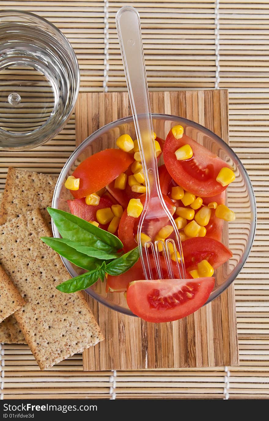 Tomato Salad And Basil