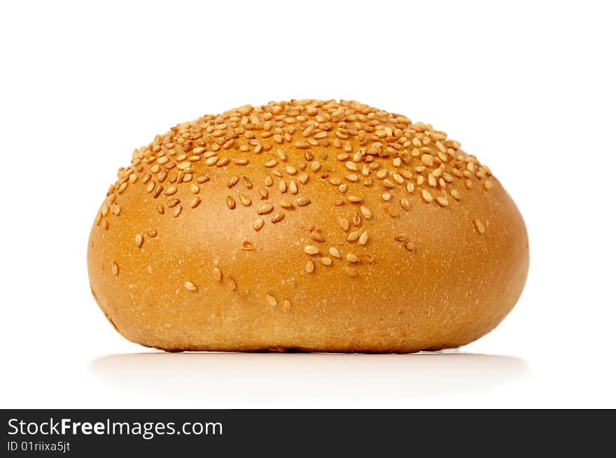 Warm Fresh Bun With Sesame Seeds