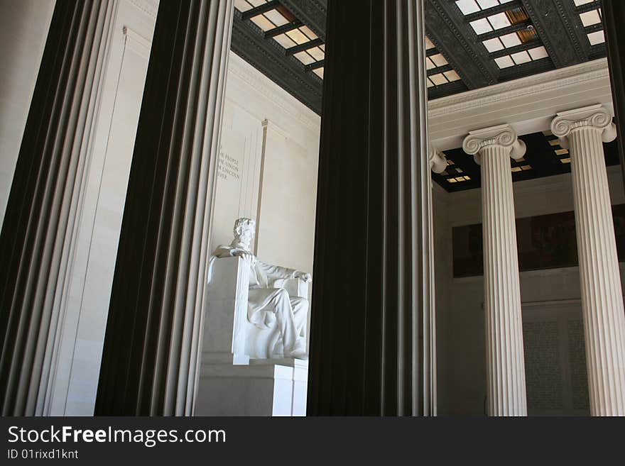 The Lincoln Memorial in Washington D.C. The Lincoln Memorial in Washington D.C.