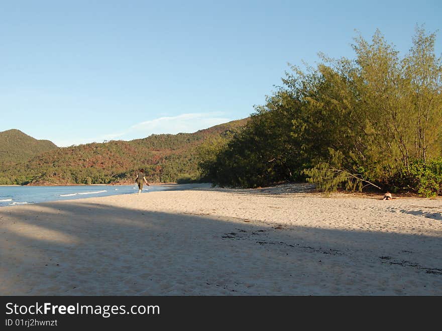 Hinchinbrook Island in northern Queensland, Australia, is a haven for bushwalkers. The Thorsborne Track is a 32km trail through pristine wilderness. Hinchinbrook Island in northern Queensland, Australia, is a haven for bushwalkers. The Thorsborne Track is a 32km trail through pristine wilderness.