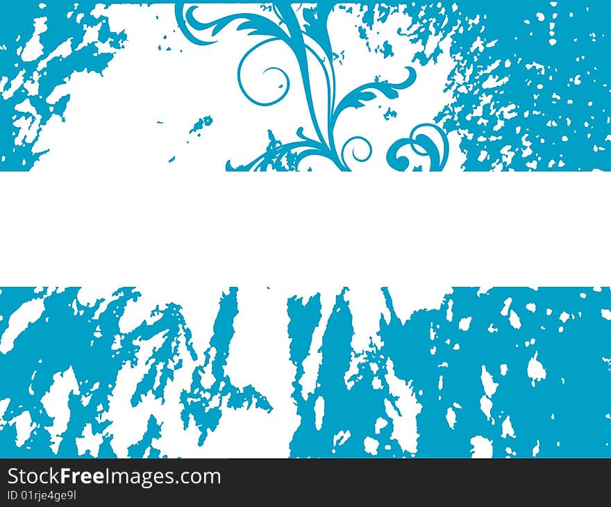 Winter floral background vector illustration. Winter floral background vector illustration