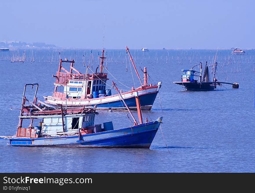 Fishing Boats in Thailand