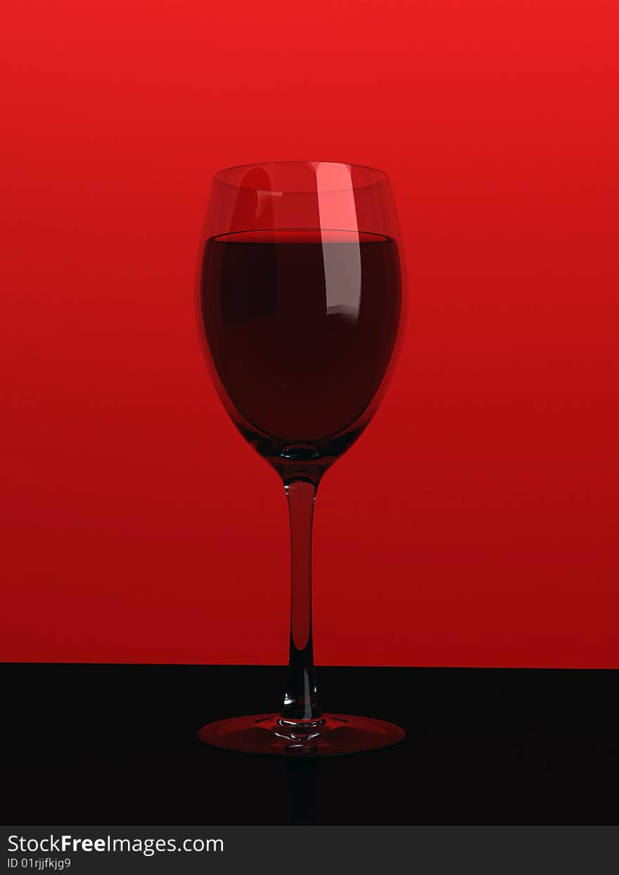 Red Wine Glass