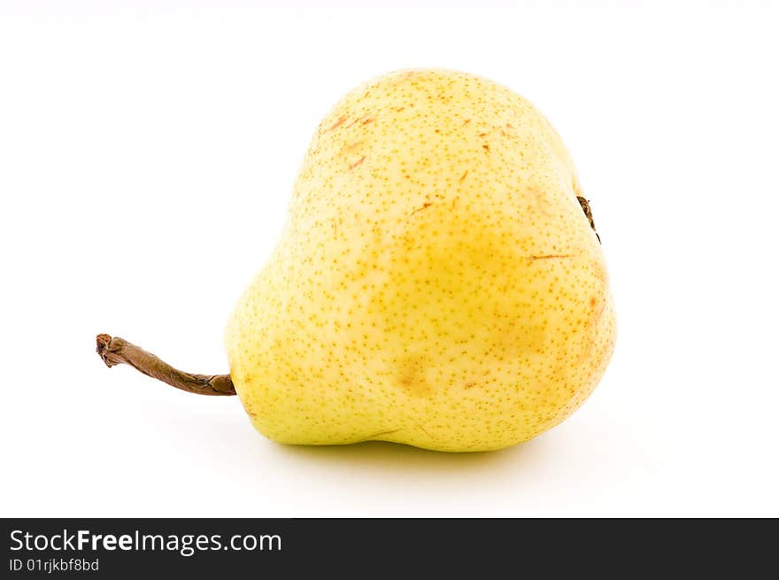 Yellow pear close-up