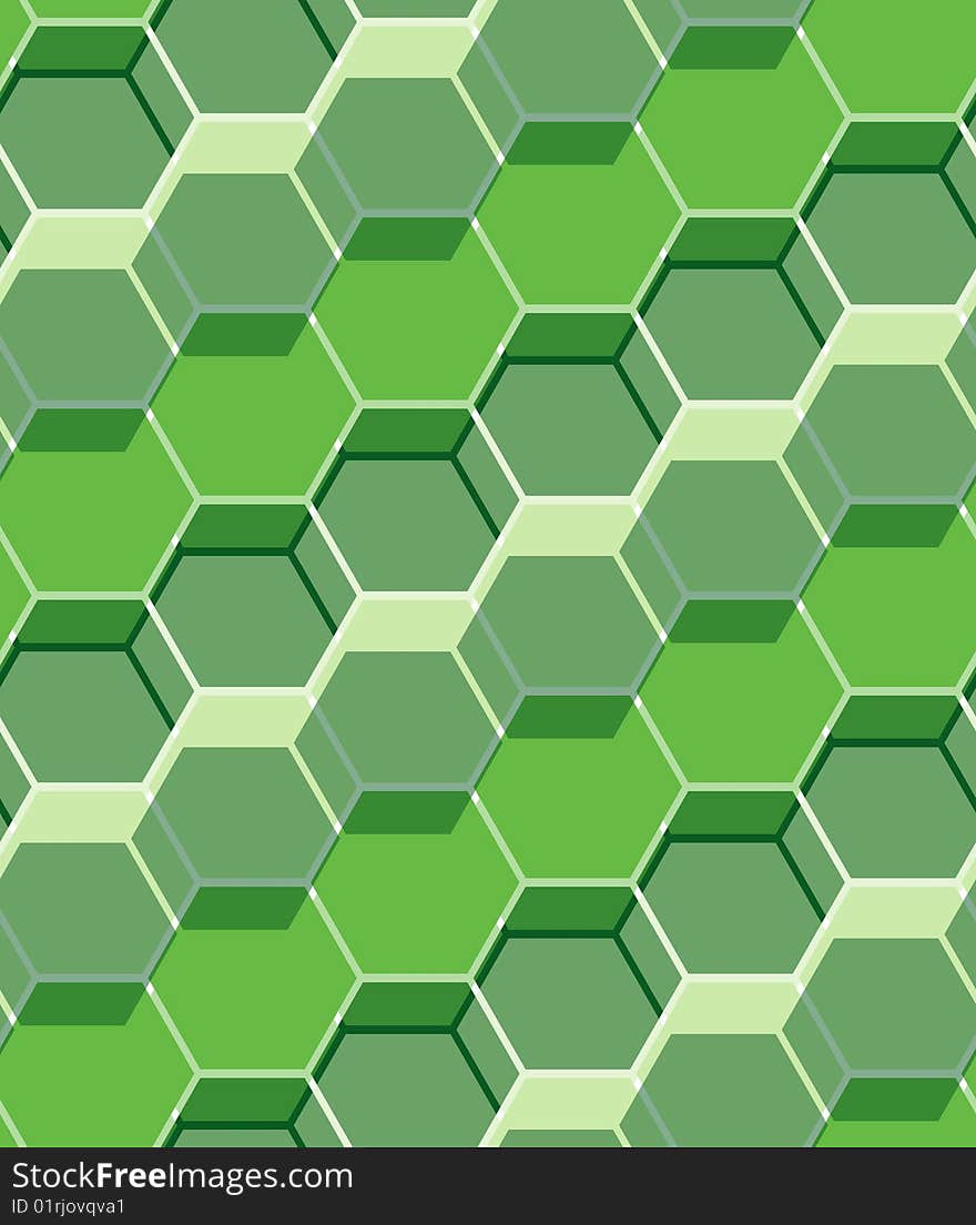 Seamless green tile vector pattern. Seamless green tile vector pattern