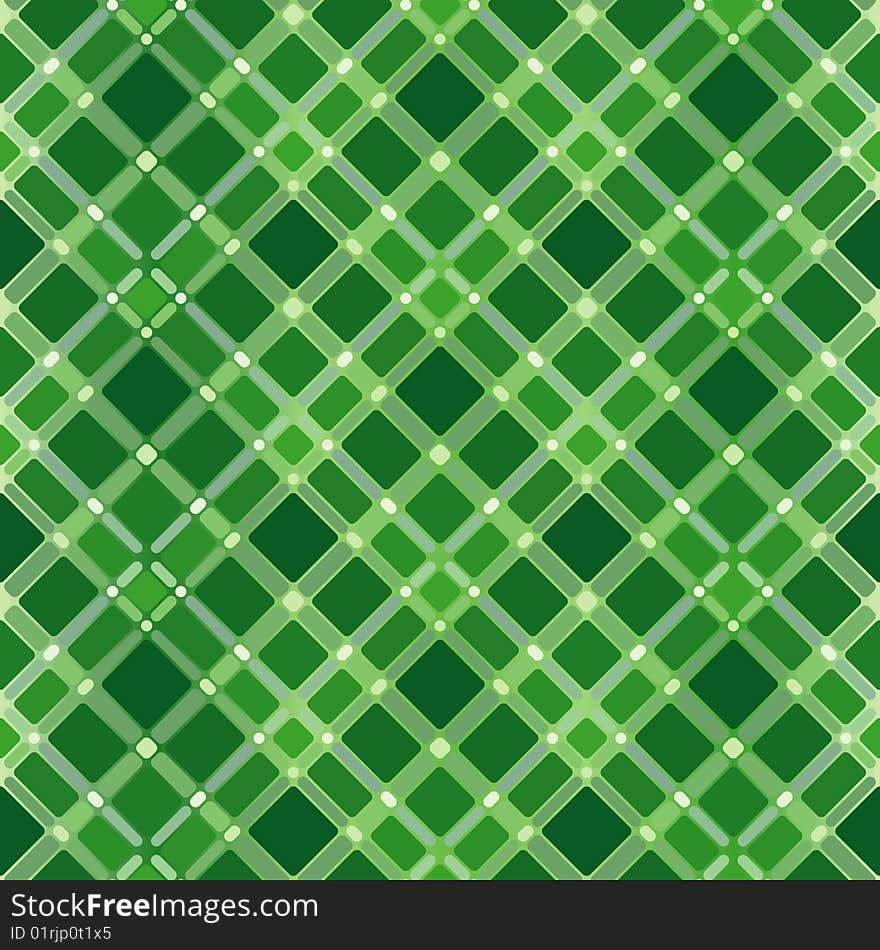 Seamless green tile vector pattern. Seamless green tile vector pattern