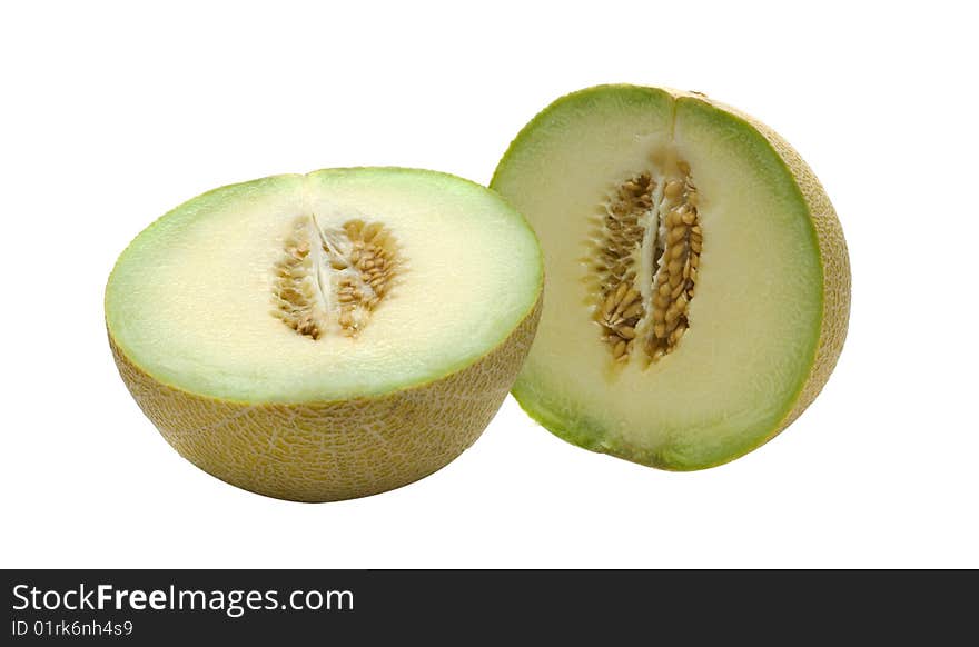 Melon halves