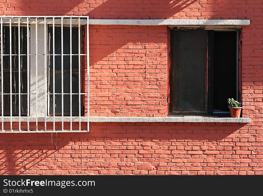 Windows and a old abiding place