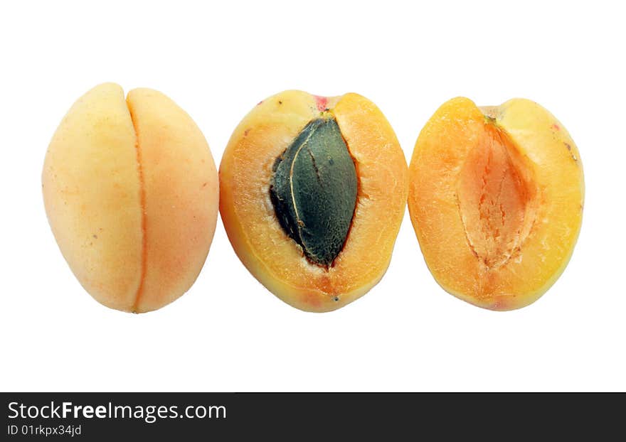 Three apricots