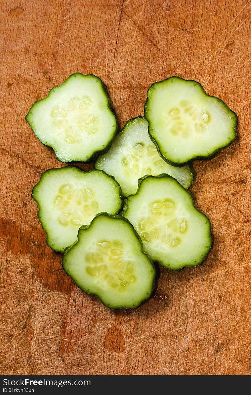 Cucumber slices