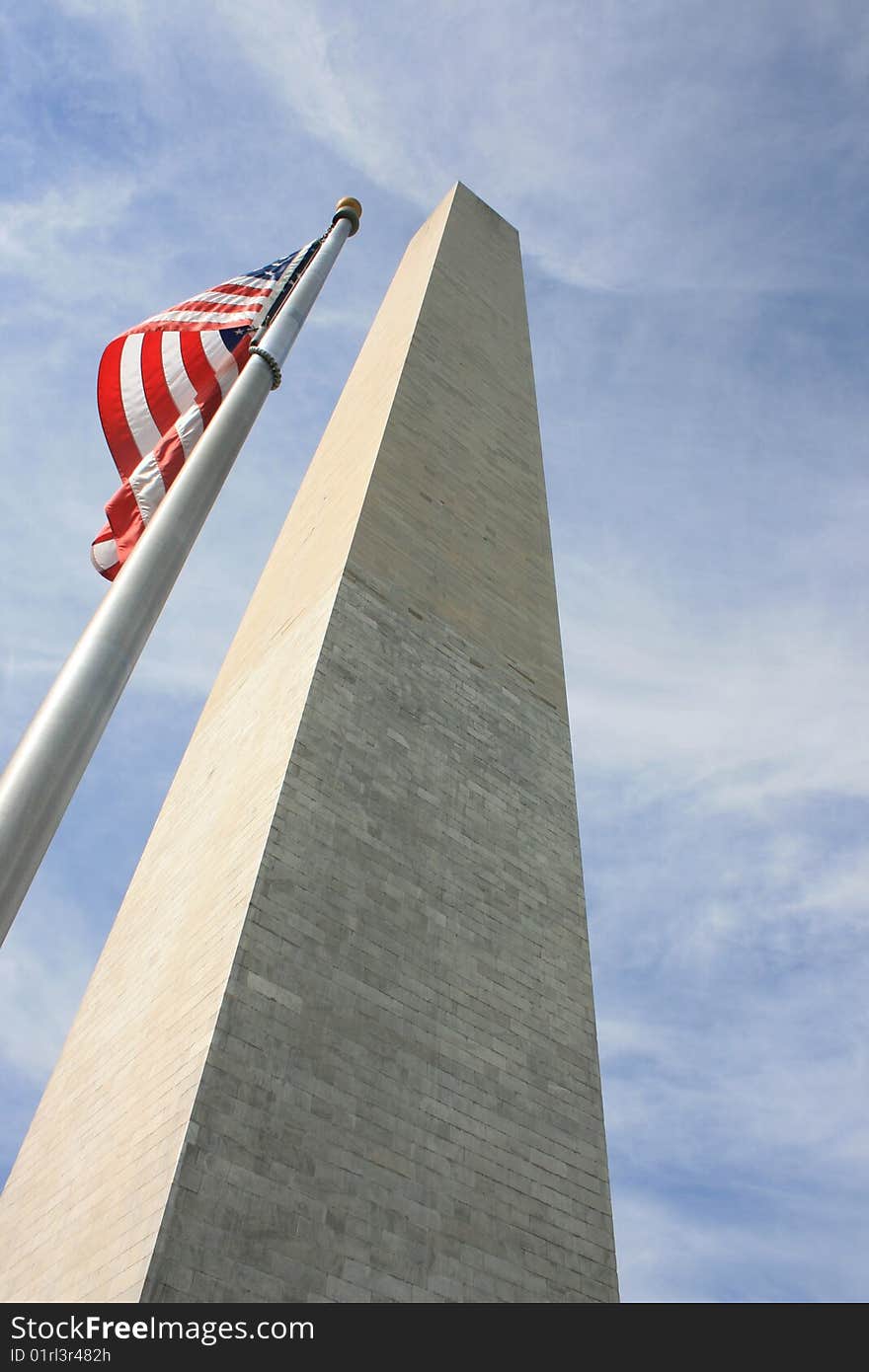 Looking up at the Washington Monument. Looking up at the Washington Monument.