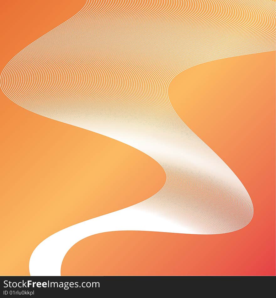 Wavy abstract background. vector illustration