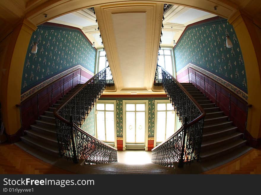 The interior of Palais Wilson, an United Nations building in Geneva. The interior of Palais Wilson, an United Nations building in Geneva.