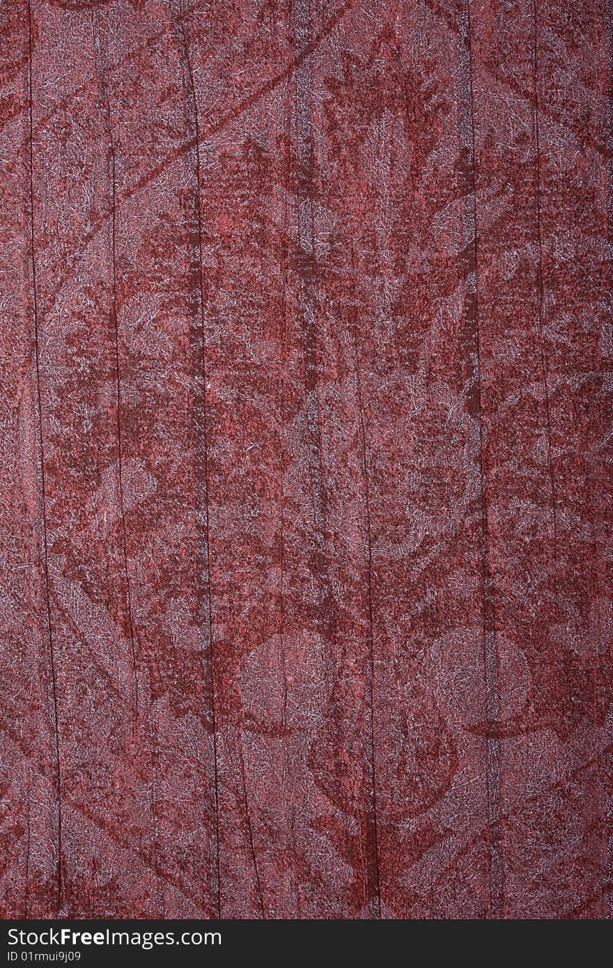 Red Vintage Floral Texture