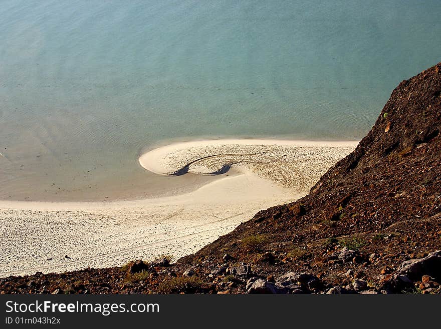 Beach near of La Paz, Baja California, Mexico