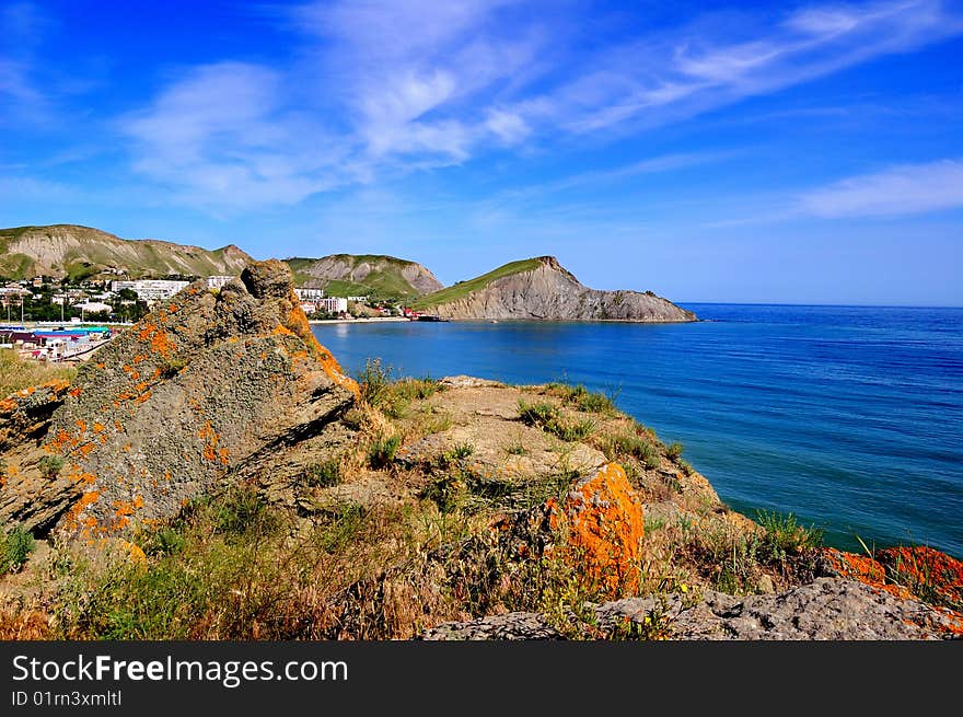 Cape is in the Crimea on the Black Sea. Cape is in the Crimea on the Black Sea.