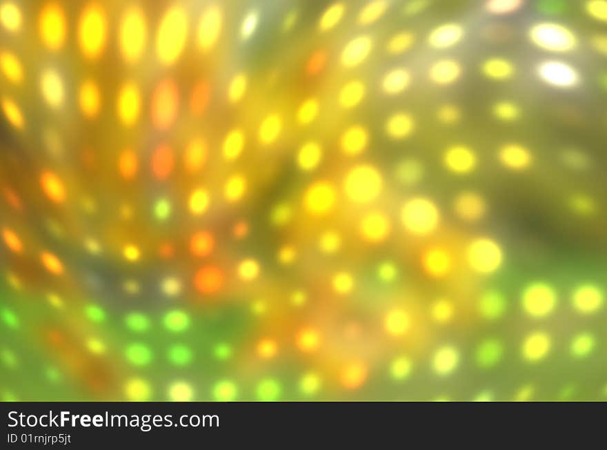 Yellow-green abstract background with a pattern from dots. Yellow-green abstract background with a pattern from dots