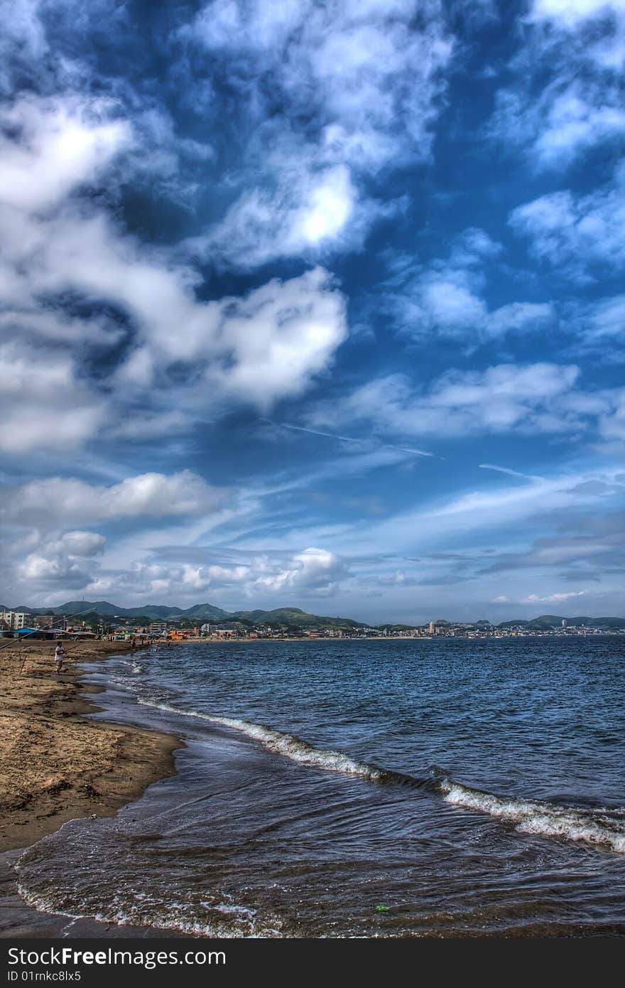 HDR of the seaside.
Photo taken on 2009.6.20