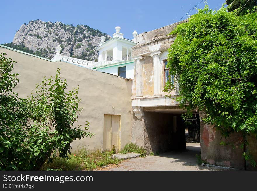 Old abandoned building in Simeiz