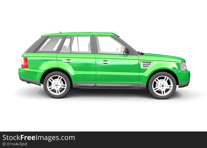 Illustration of a SUV on white background. For more colors and views of same car please check my portfolio. Illustration of a SUV on white background. For more colors and views of same car please check my portfolio.