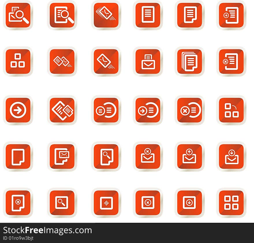 Vector icons set