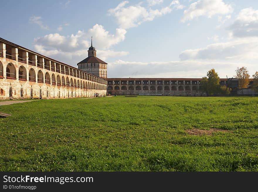 Walling Of Kirillo-Belozerskij Monastery, Russia